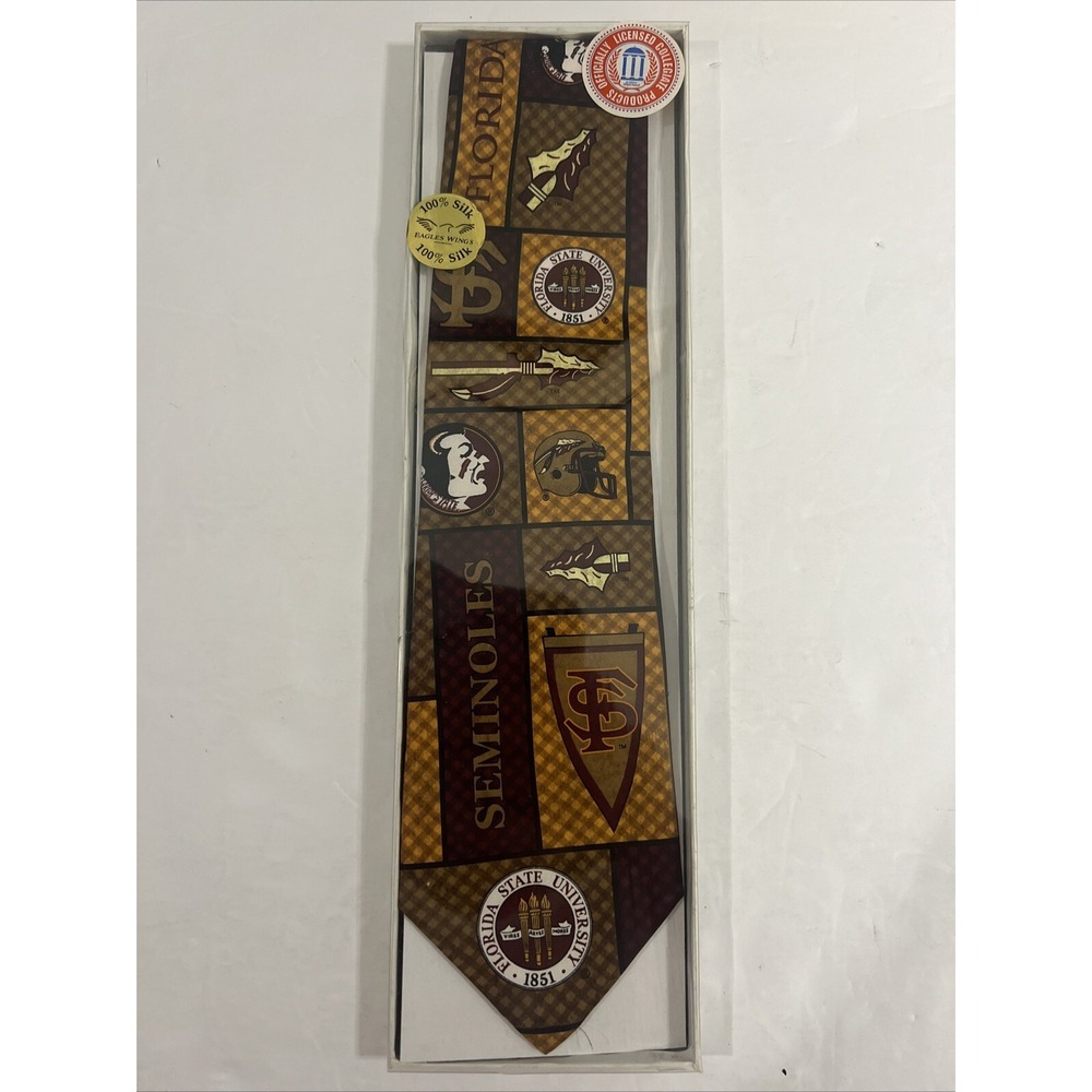 Eagle‎ Wings Mens Tie Florida State SEMINOLES 57in NWT
